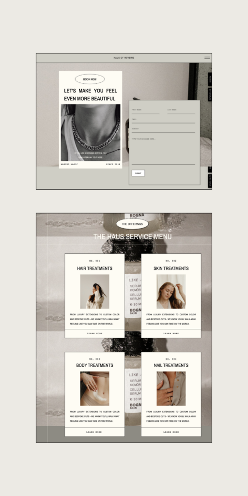 Showit Website Template mockup by Hoxton Lane