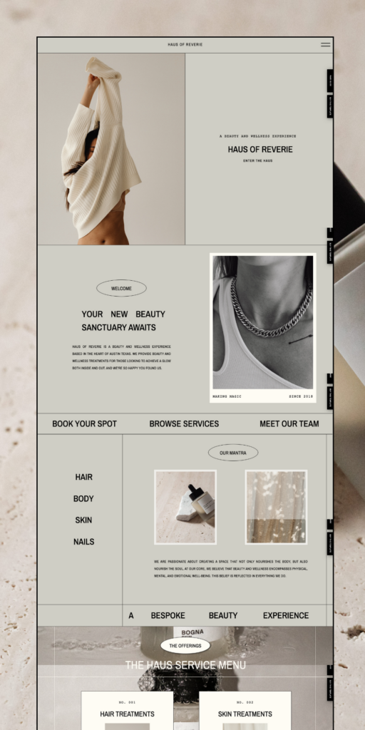 Showit website template mockup by Hoxton Lane