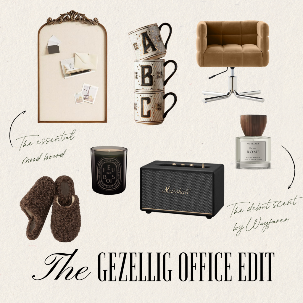 gezellig aesthetic for a cozy office